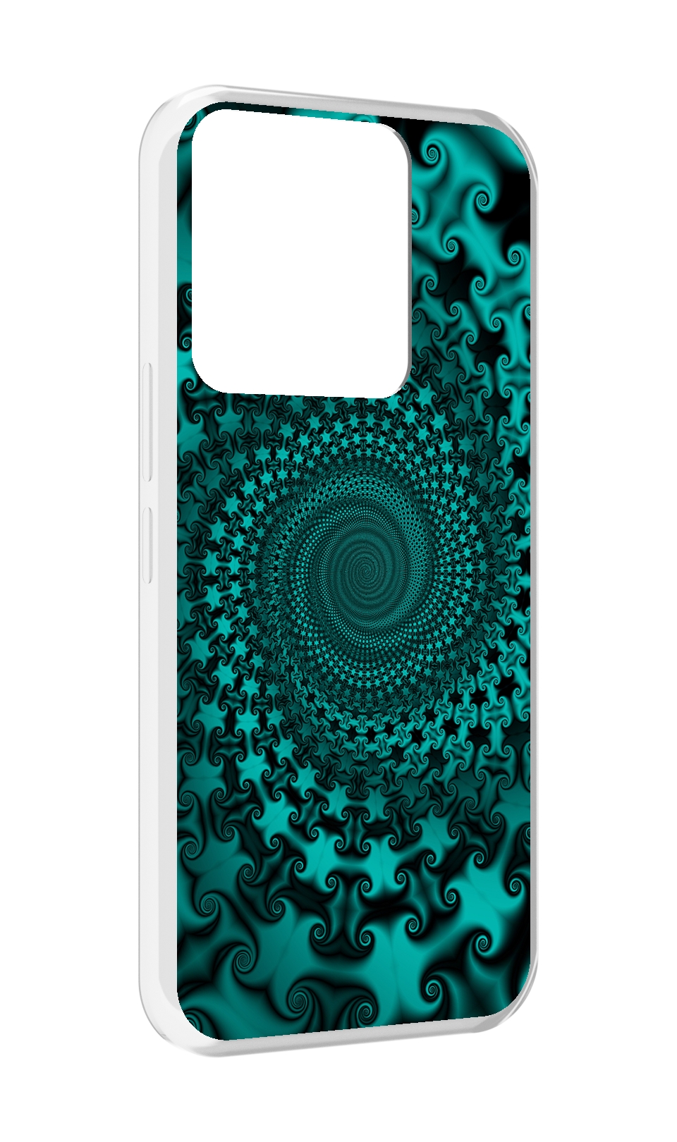 

Чехол MyPads зеленый-гипноз для Tecno Spark Go 2022 / Tecno Spark 8C, Прозрачный, Tocco