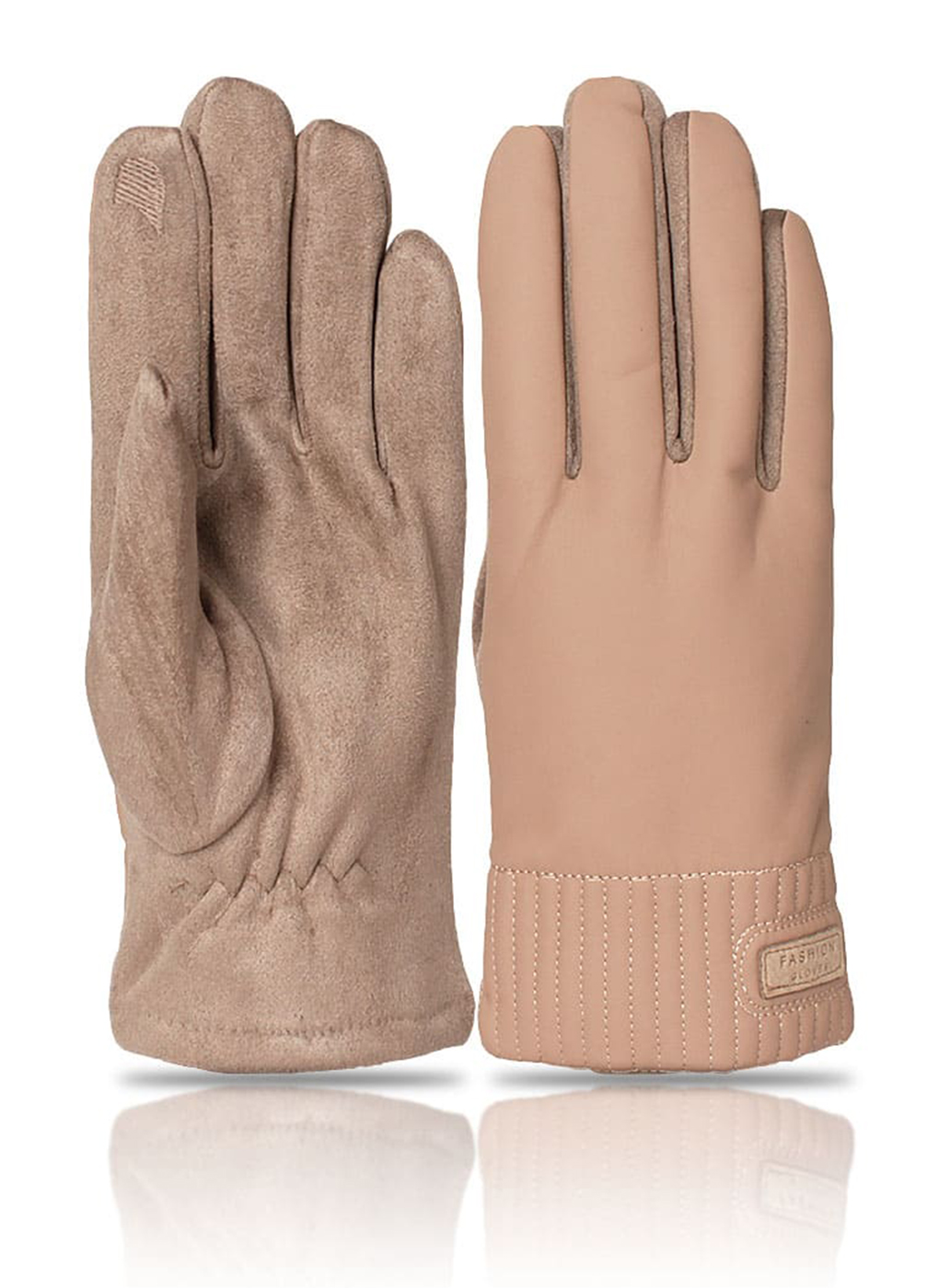 

Перчатки женские Каляев 50992 бежевые, р. One Size, 50992