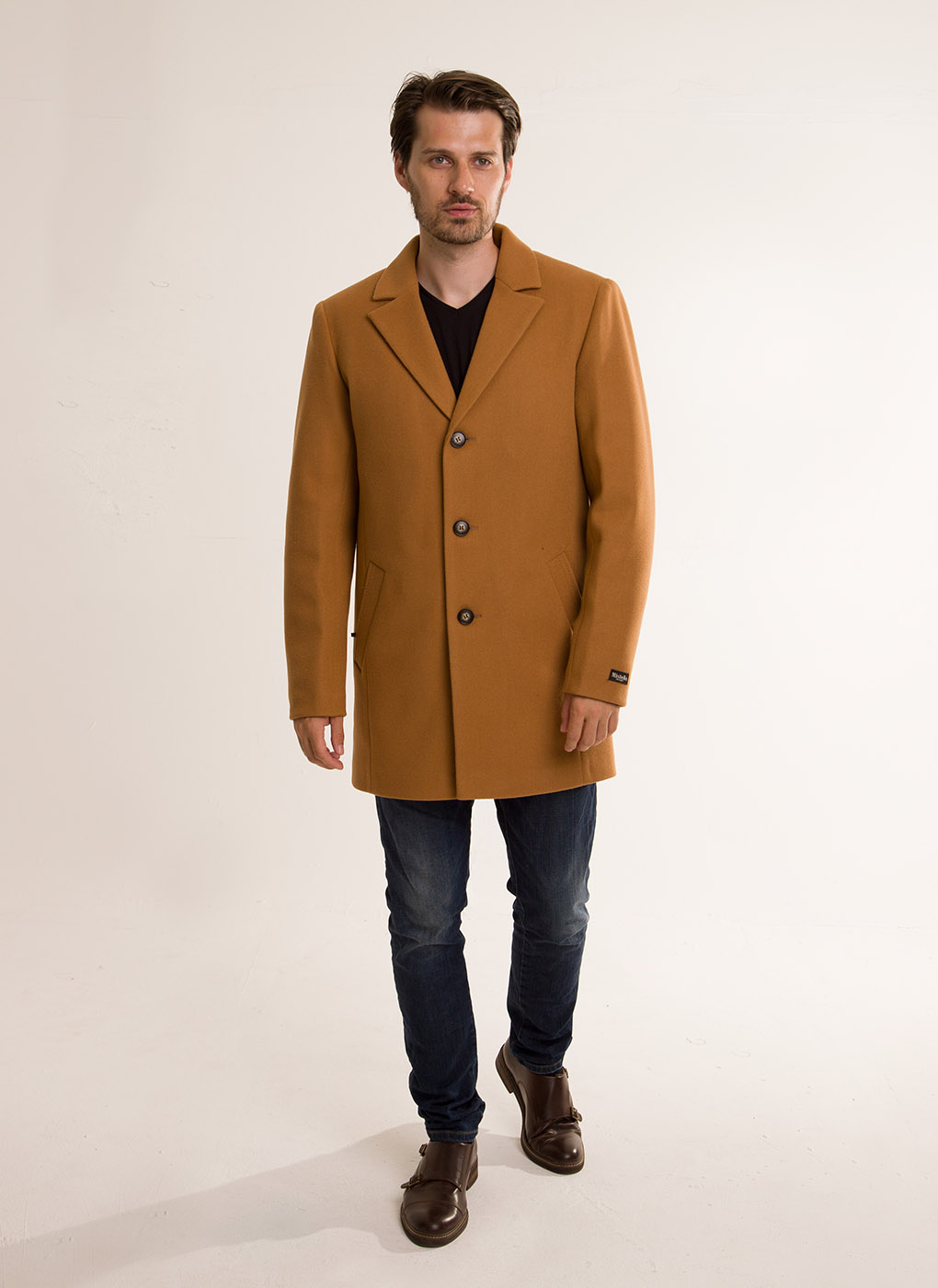 

Пальто мужское MISTEKS DESIGN 57117 коричневое 56 RU, 57117