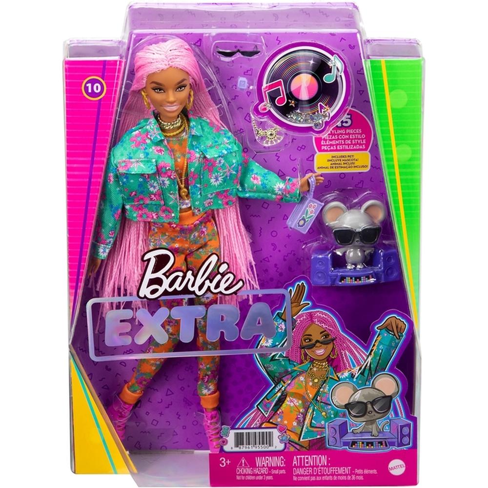 

Кукла Barbie Экстра - Кукла с розовыми косичками GXF09, Gxf09
