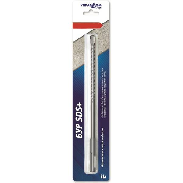 Бур SDS-plus ПРОФИ 22х260/200 мм Управдом 12203-22-260 4100001015