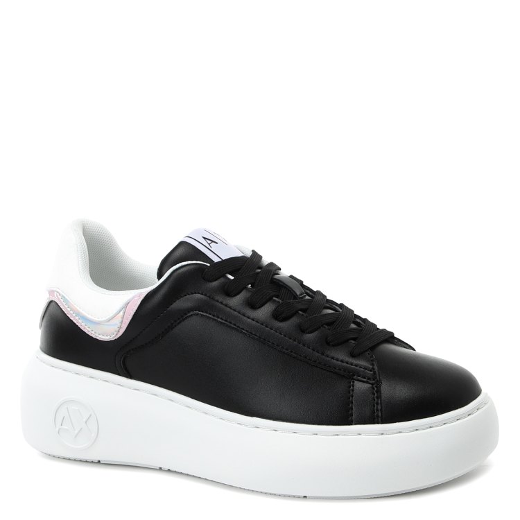 

Кеды женские Armani Exchange XDX108 черные 37 EU, Черный, XDX108