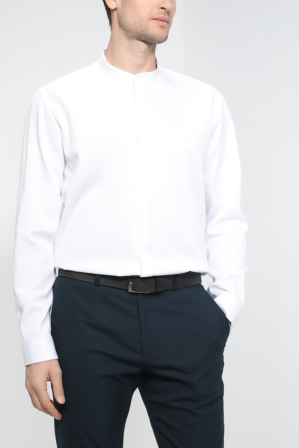 Рубашка мужская Esprit Casual 022EO2F303 белая 2XL