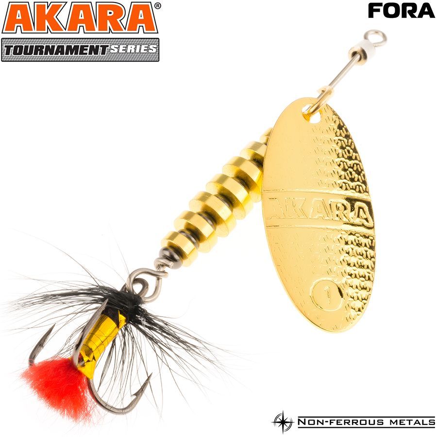 

Блесна Akara Tournament Series Fora 2 ATF2-8-A21 вертушка 8 гр 60 мм, Tournament Series Fora 2