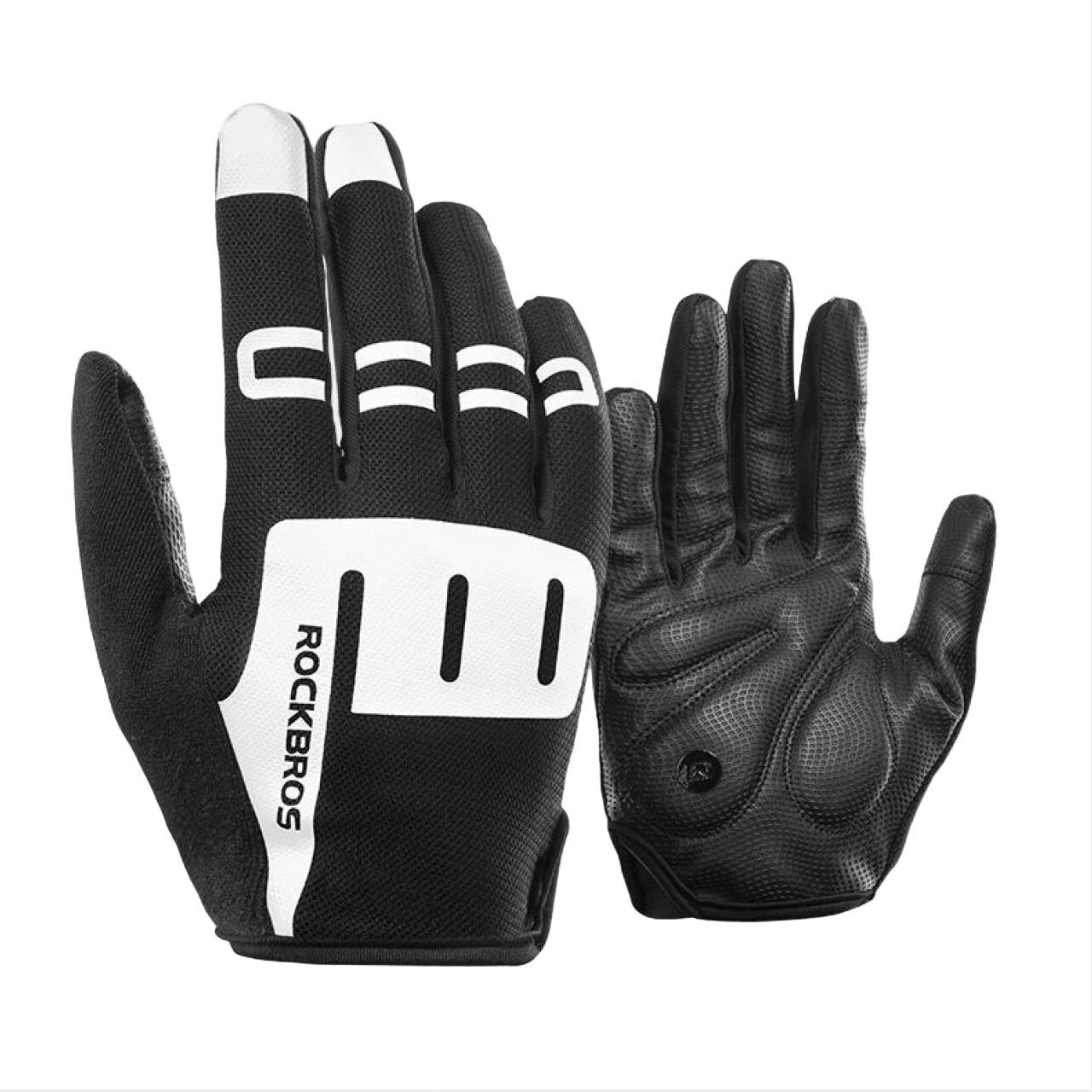 

Перчатки Rockbros Reflective Чёрный, Белый XL", Черный;белый, Reflective