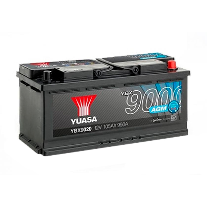 

Аккумуляторная Батарея Agm Start Stop Plus[12v 105ah 950a B13] YUASA арт. YBX9020-105