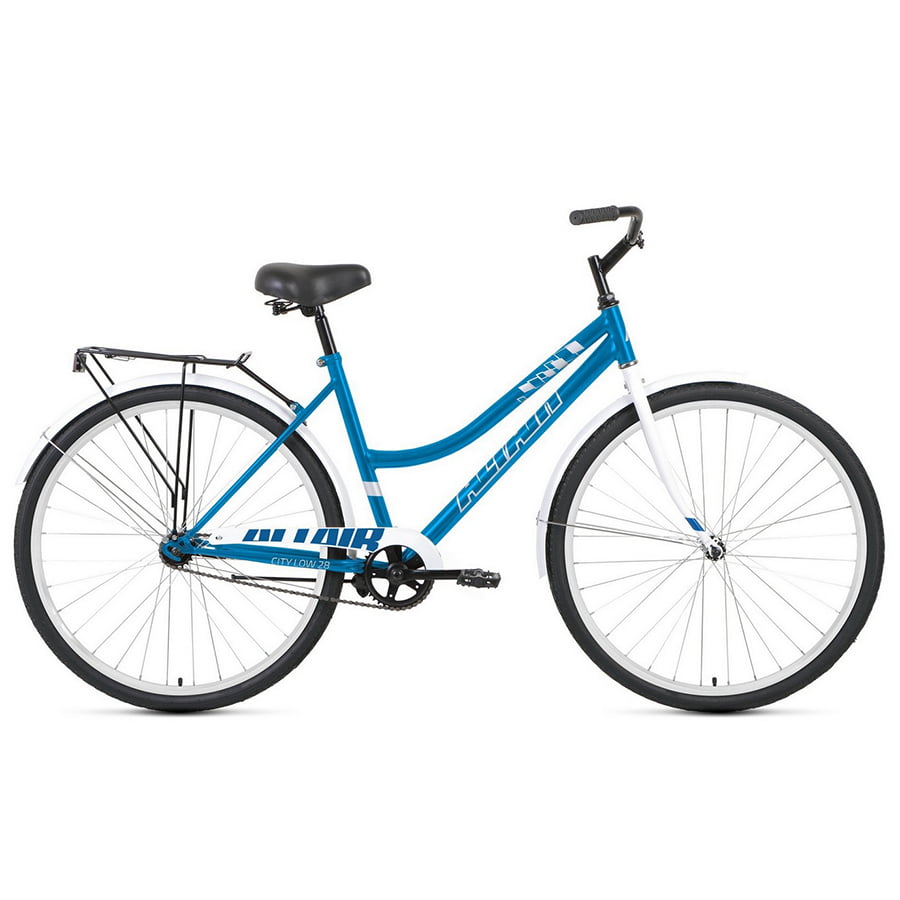 

Велосипед 28" Altair City Low 1 скорость 20-21 год 19" Голубой/Белый/RBKT1YN81010