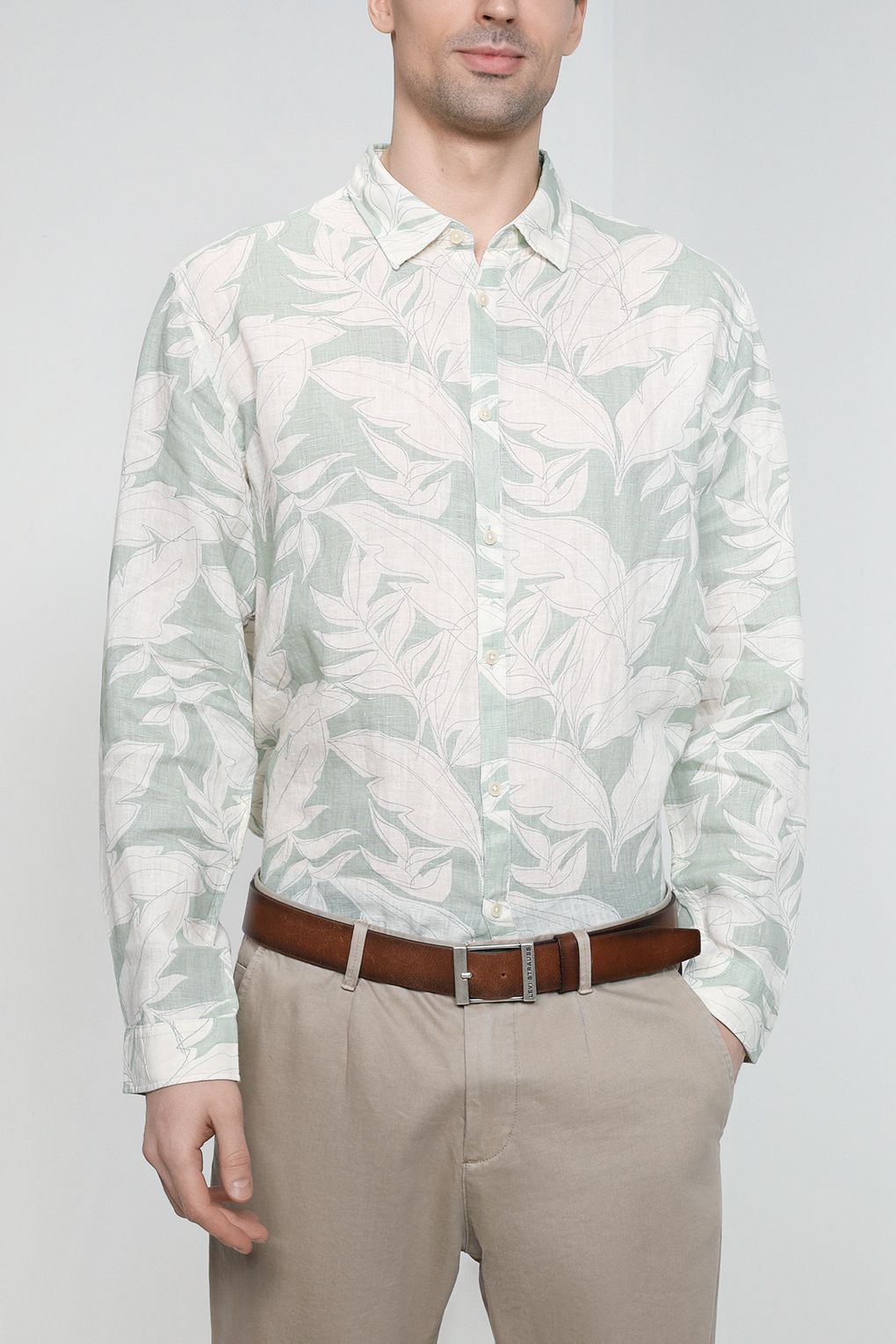 

Рубашка мужская Esprit Casual 042EE2F303 зеленая 2XL, Зеленый, 042EE2F303
