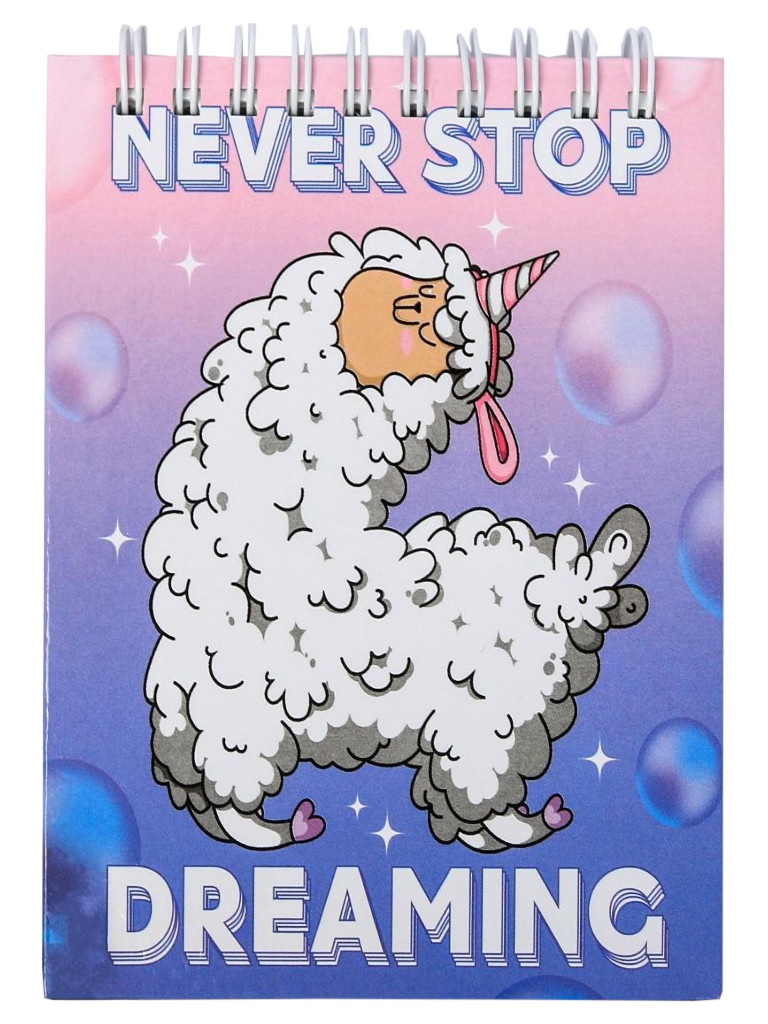 

Скетчбук ArtFox Never Stop Dreaming А6 80 листов 4947757, Never Stop Dreaming