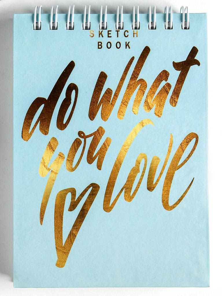 

Скетчбук ArtFox Do What You Love А6 80 листов 4947750, Do What You Love