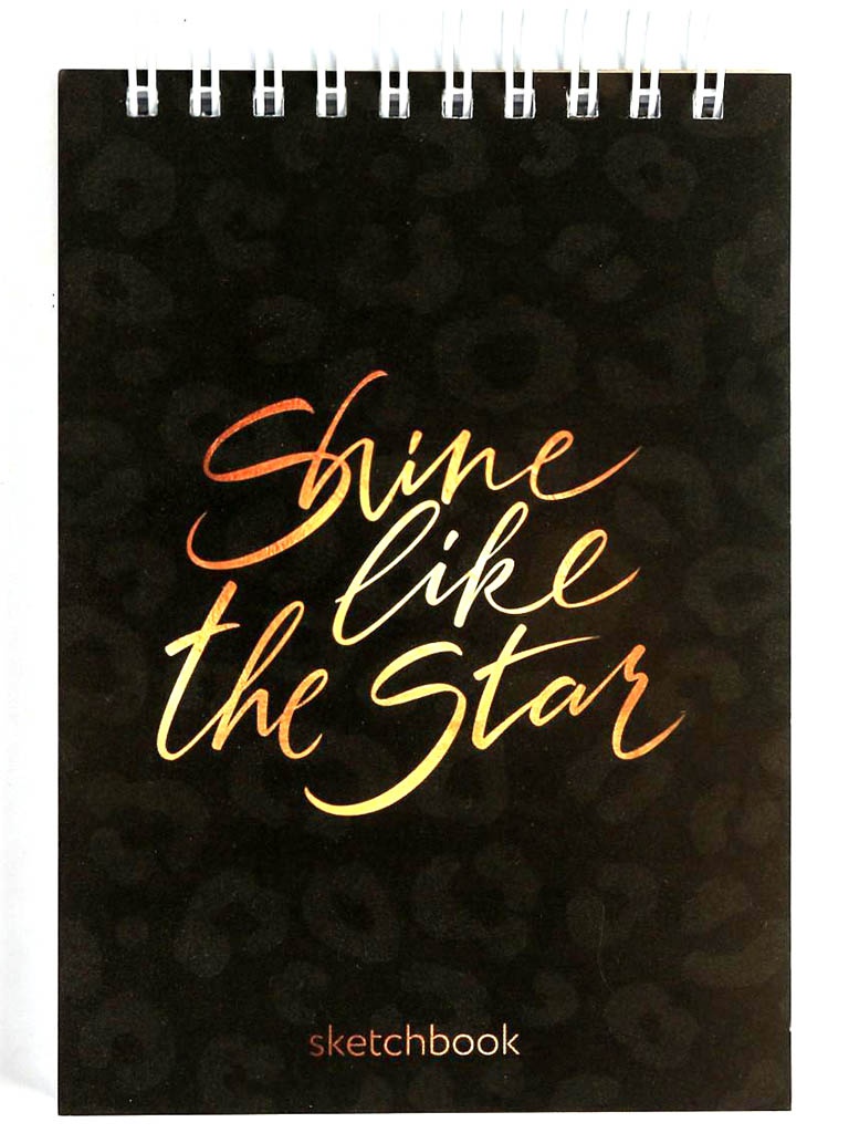 

Скетчбук ArtFox Shine Like the Star А6 80 листов 4864094, Shine Like the Star