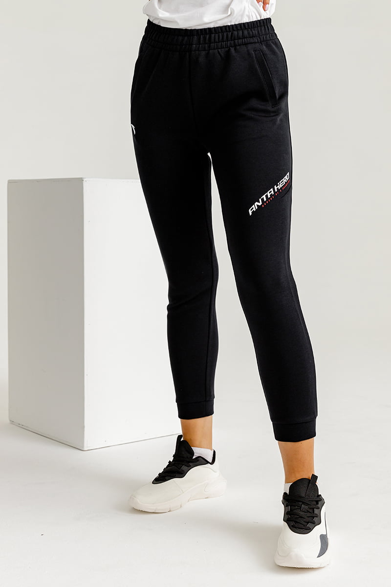 

Спортивные брюки женские Anta 862237303 CHN A-SPORTS SHAPE черные M, Черный, 862237303 CHN A-SPORTS SHAPE