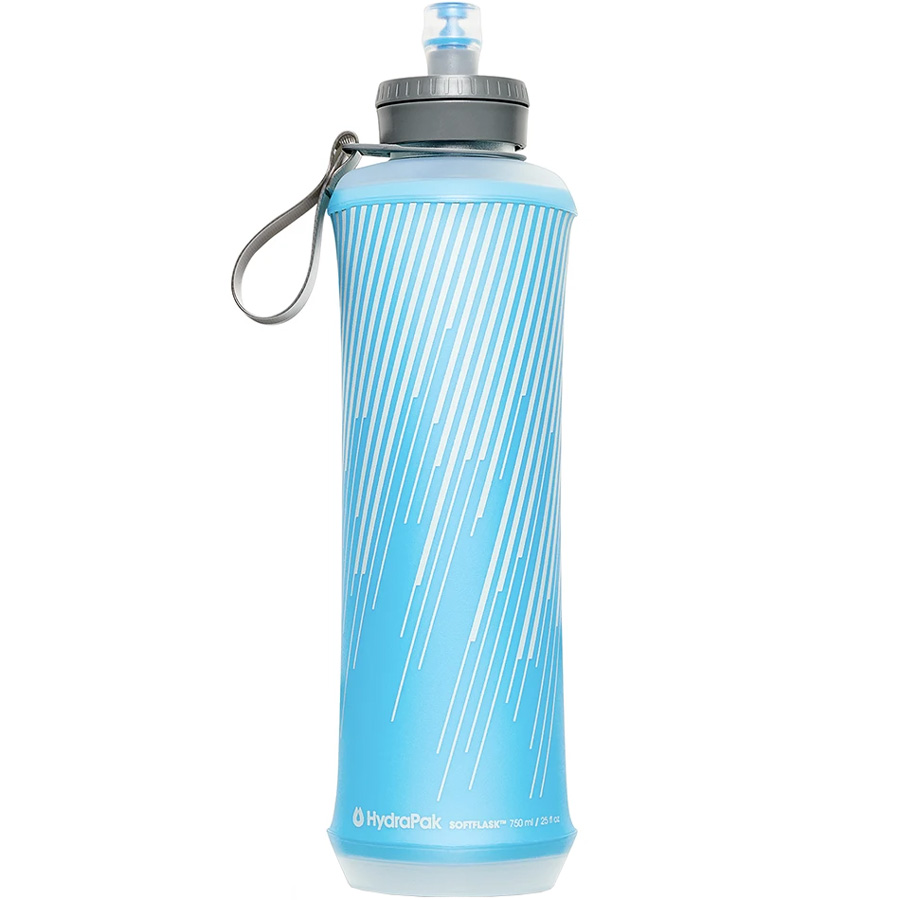 фото Бутылка для воды мягкая 0.75л hydrapak softflask - голубая (b516hp)