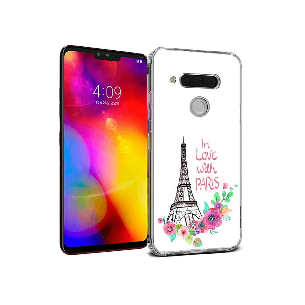 

Чехол MyPads Tocco для LG V40 ThinQ любимый париж (PT121590.74.452), Прозрачный, Tocco