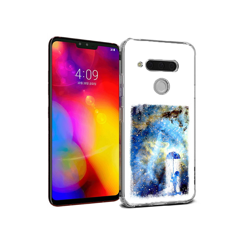 

Чехол MyPads Tocco для LG V40 ThinQ мальчик в небе (PT121590.74.455), Прозрачный, Tocco