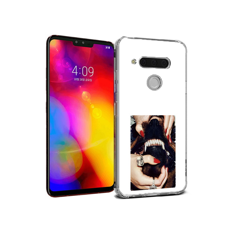 

Чехол MyPads Tocco для LG V40 ThinQ маникюр (PT121590.74.457), Прозрачный, Tocco
