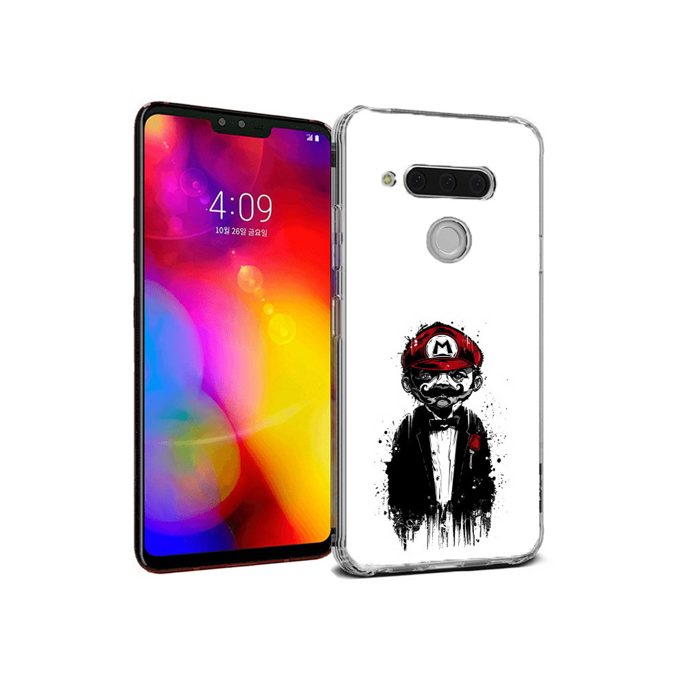 

Чехол MyPads Tocco для LG V40 ThinQ марио (PT121590.74.458), Прозрачный, Tocco