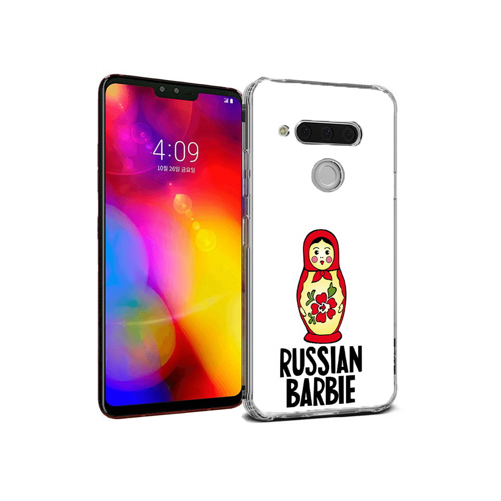 

Чехол MyPads Tocco для LG V40 ThinQ матрешка (PT121590.74.459), Прозрачный, Tocco