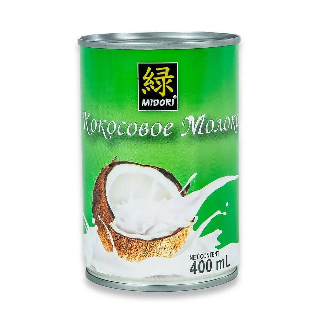 Кокосовое молоко Midori 7%, 400 мл