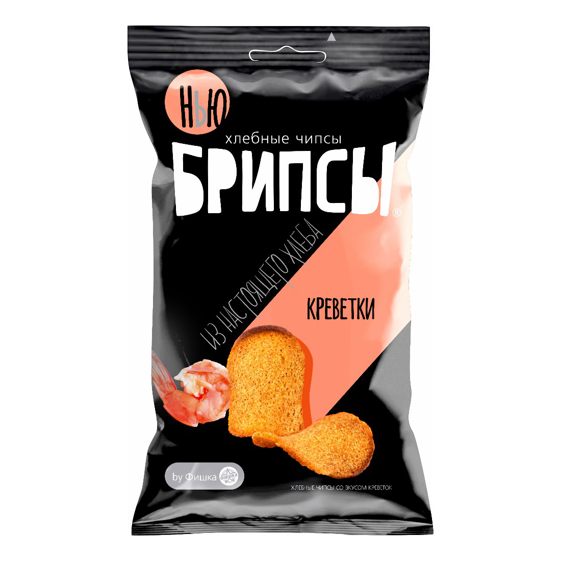 

Чипсы хлебные Брипсы со вкусом креветки 60 г