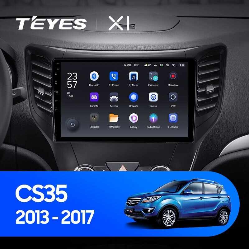 Штатная магнитола Teyes X1 4G 232 Changan CS35 2013-2017 2590000₽