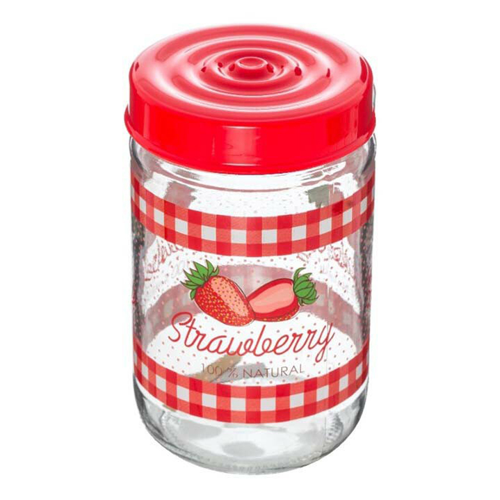 

Банка для сыпучих продуктов Herevin Клубника 660 мл