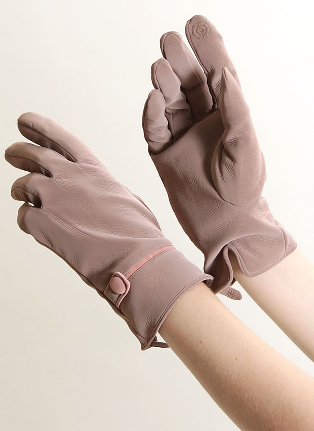 

Перчатки женские Каляев 56362 бежевые, р. One Size, 56362