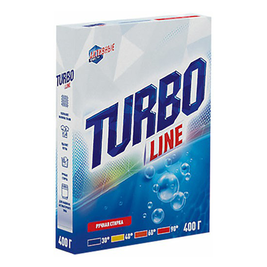 Стиральный порошок Turbo Line ручная стирка для всех типов белья 400 г