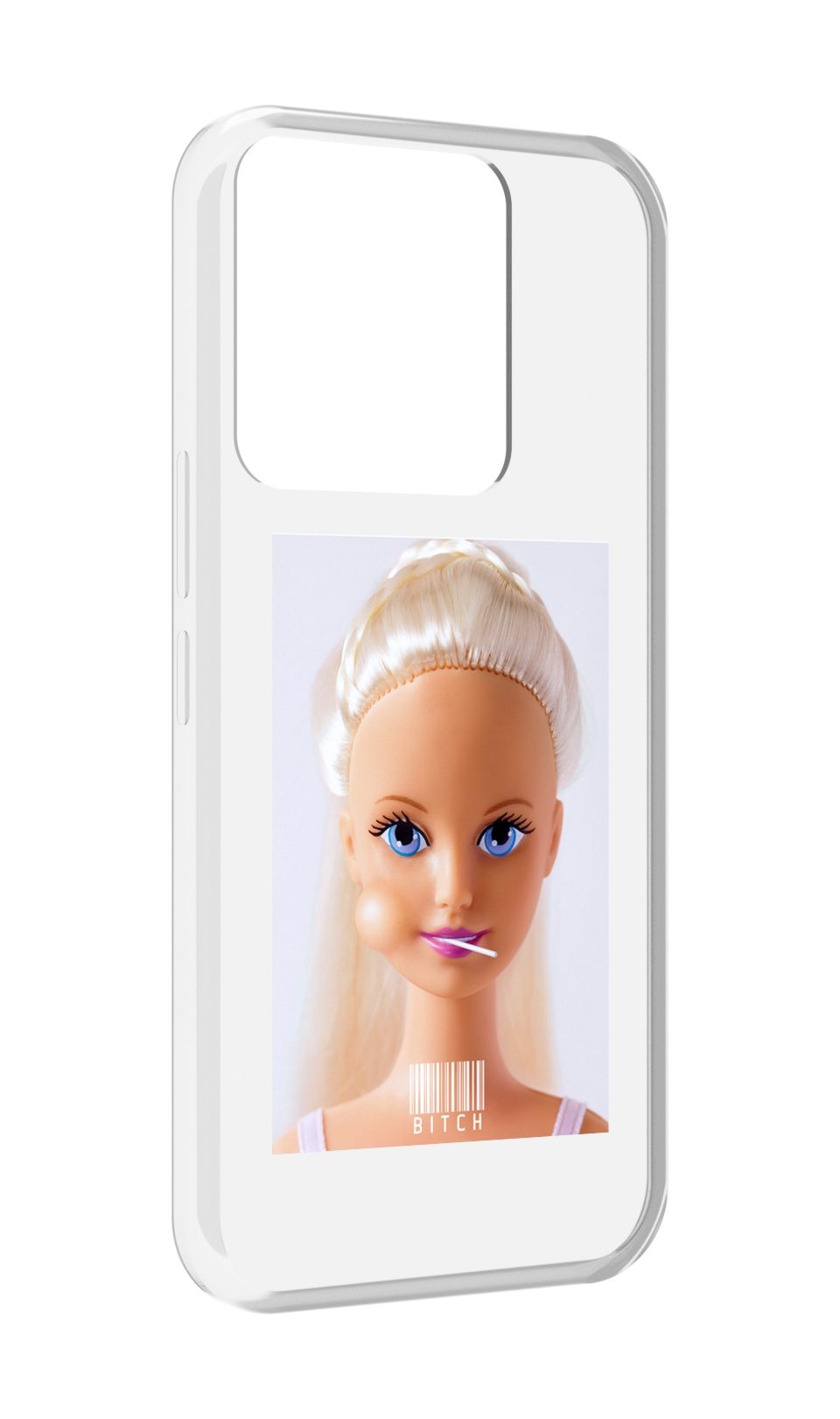 

Чехол MyPads барби для Tecno Spark Go 2022 / Tecno Spark 8C, Прозрачный, Tocco