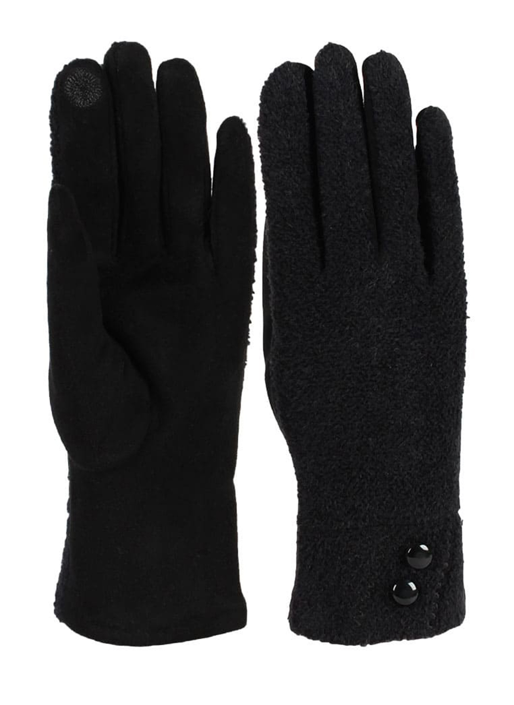 

Перчатки женские Каляев 56364 черные, р. One Size, 56364