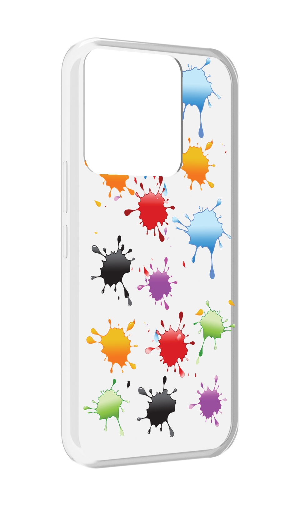 

Чехол MyPads кляксы для Tecno Spark Go 2022 / Tecno Spark 8C, Прозрачный, Tocco
