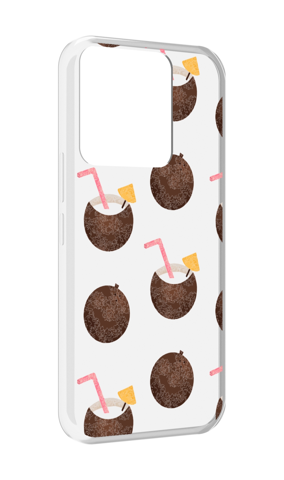 

Чехол MyPads кокосики для Tecno Spark Go 2022 / Tecno Spark 8C, Прозрачный, Tocco