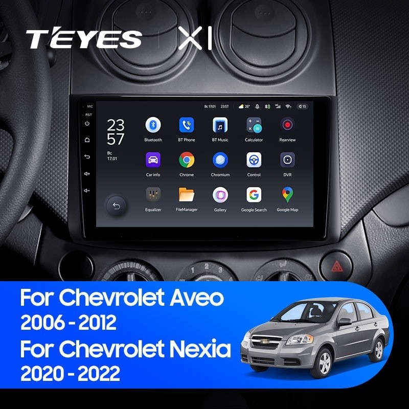 Штатная магнитола Teyes X1 4G 232 Chevrolet Aveo T250 2006-2012 2490000₽