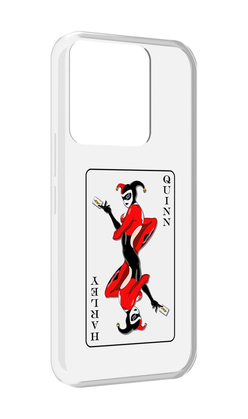 

Чехол MyPads королева-джокера для Tecno Spark Go 2022 / Tecno Spark 8C, Прозрачный, Tocco