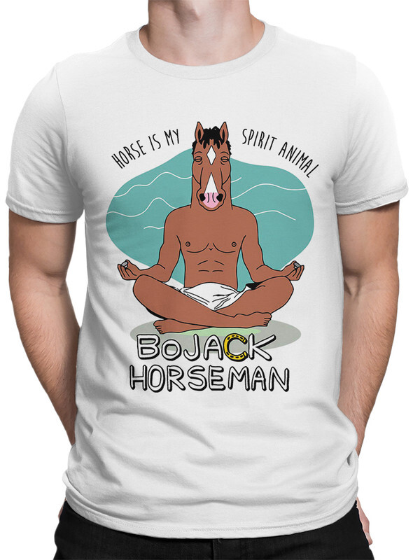 фото Футболка мужская dream shirts bojack horseman - конь боджек белая 3xl