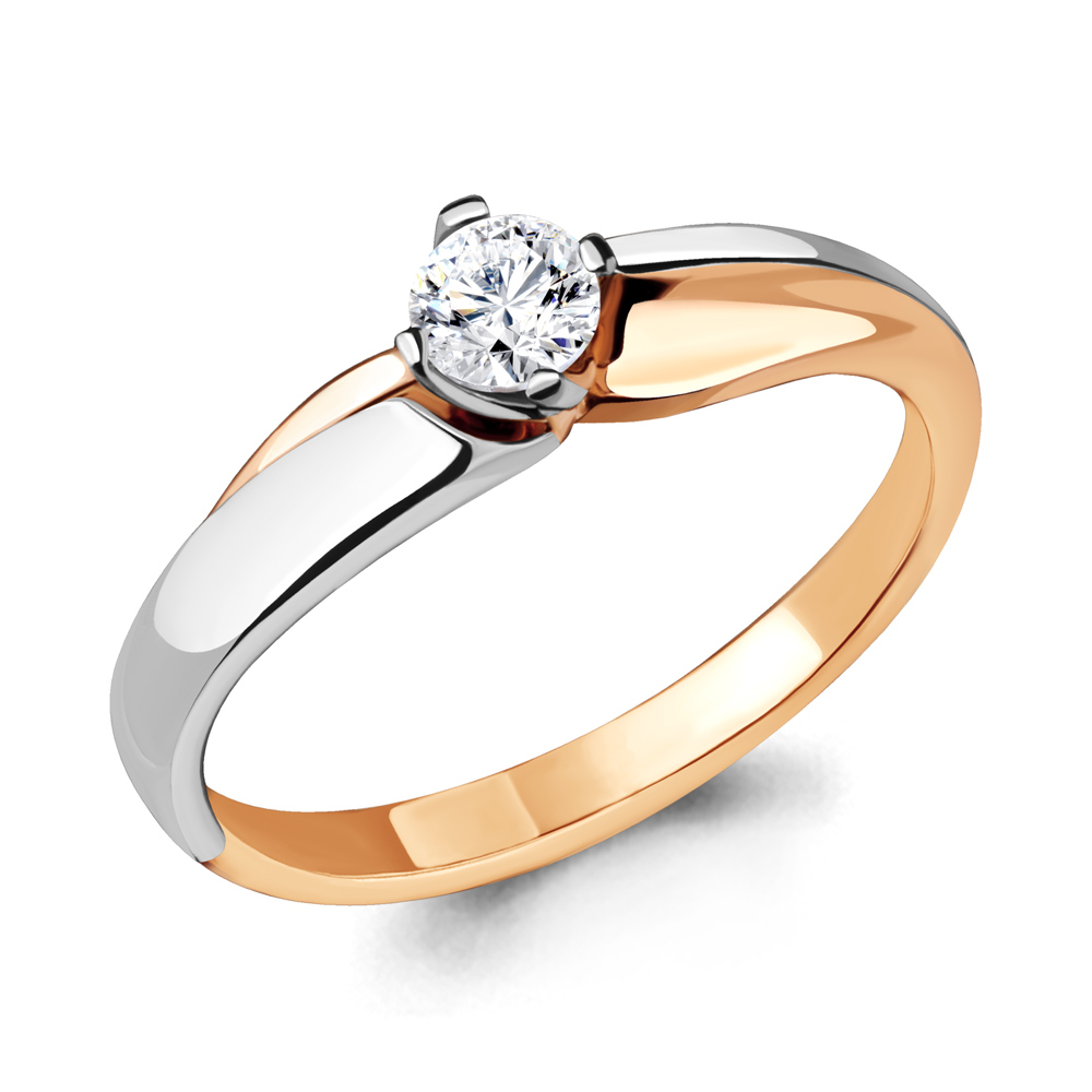 

Кольцо из красного золота с бриллиантом Aquamarine Aquamarine 963677к_585_кз р. 17, 963677к_585_кз