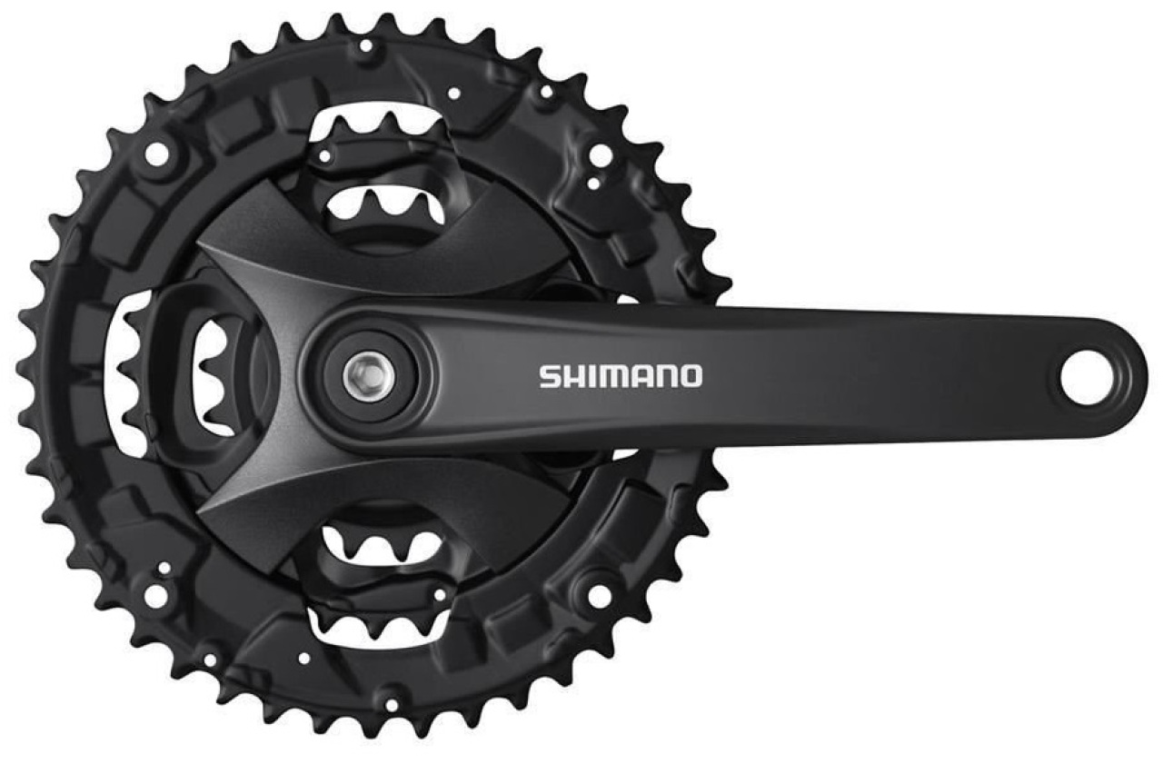 

Система Shimano MT101, 170 мм, 40/30/22T, под квадрат Чёрный, Черный, MT101