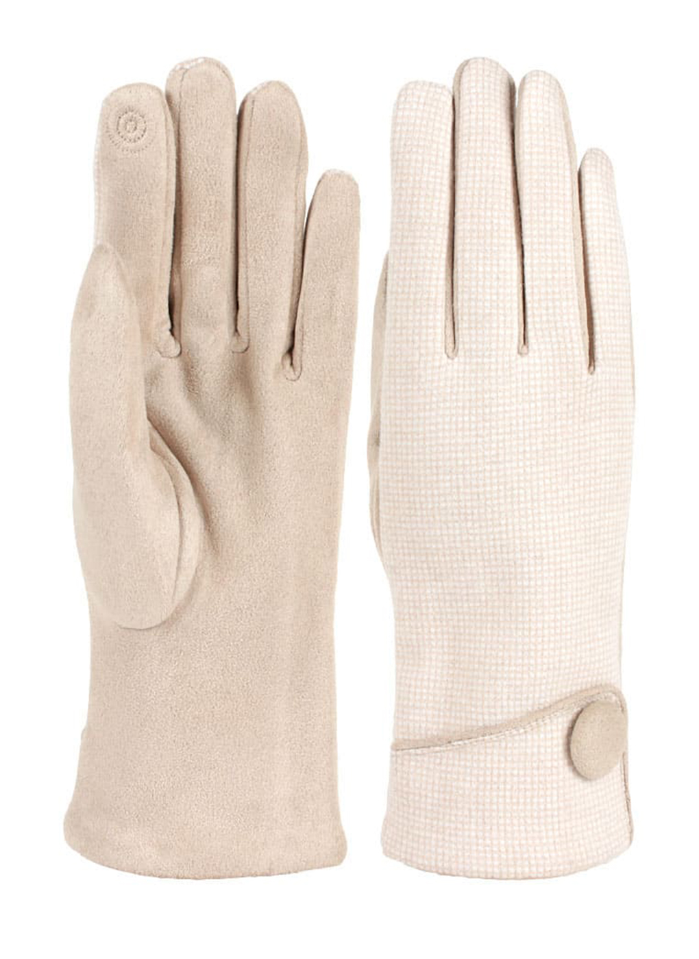 

Перчатки женские Каляев 57293 бежевые, р. One Size, 57293