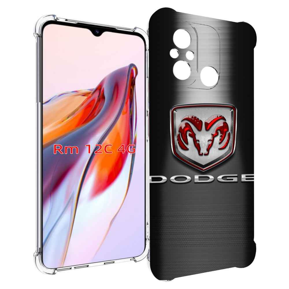 

Чехол MyPads dodge додж 1 мужской для Xiaomi Redmi 12C / Poco C55, Прозрачный, Tocco