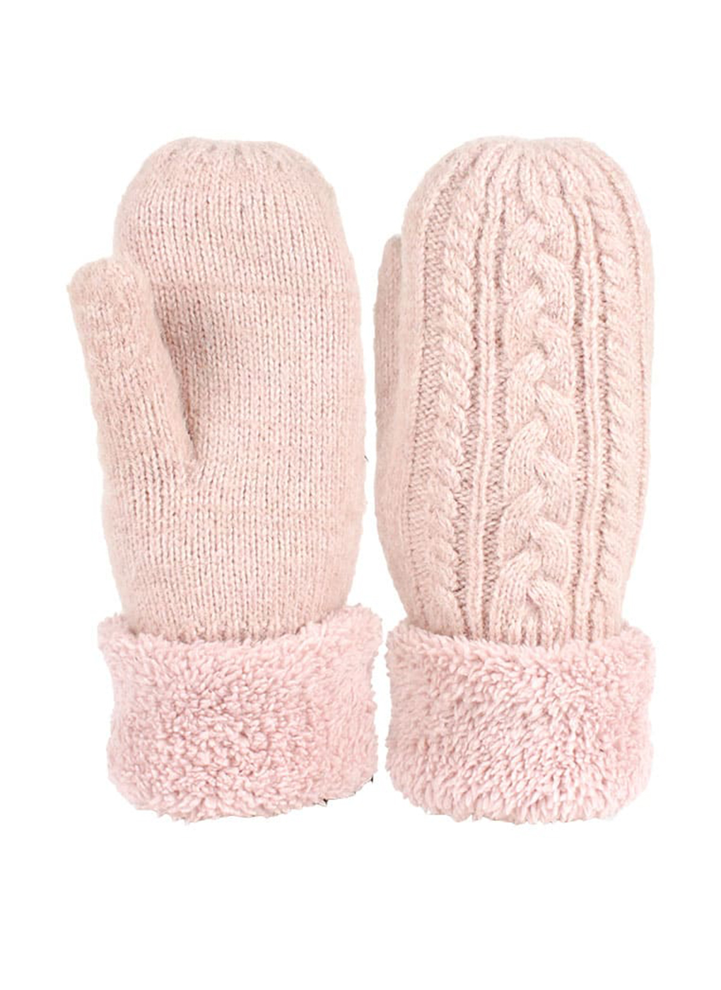 

Варежки женские Каляев 57297 розовые, р. One Size, 57297