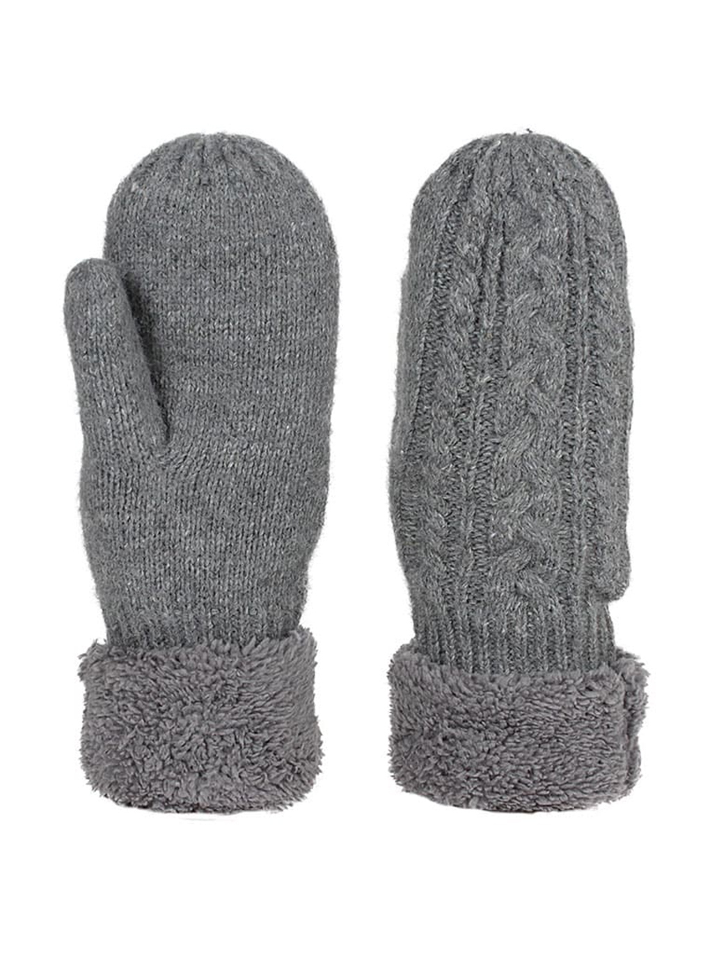 

Варежки женские Каляев 57297 серые, р. One Size, 57297