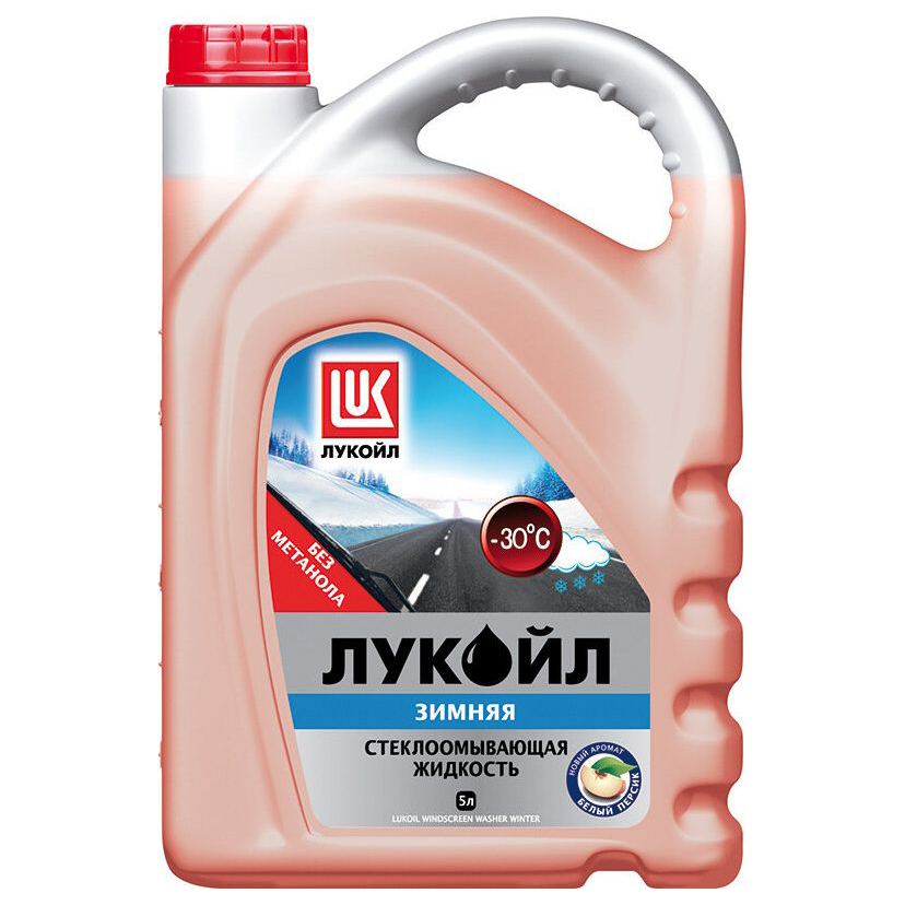 фото Жидкость стеклоомывателя lukoil -30c 1714810, 5 л