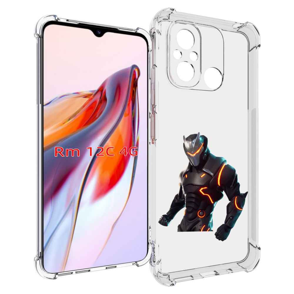 

Чехол MyPads fortnite-1 для Xiaomi Redmi 12C / Poco C55, Прозрачный, Tocco