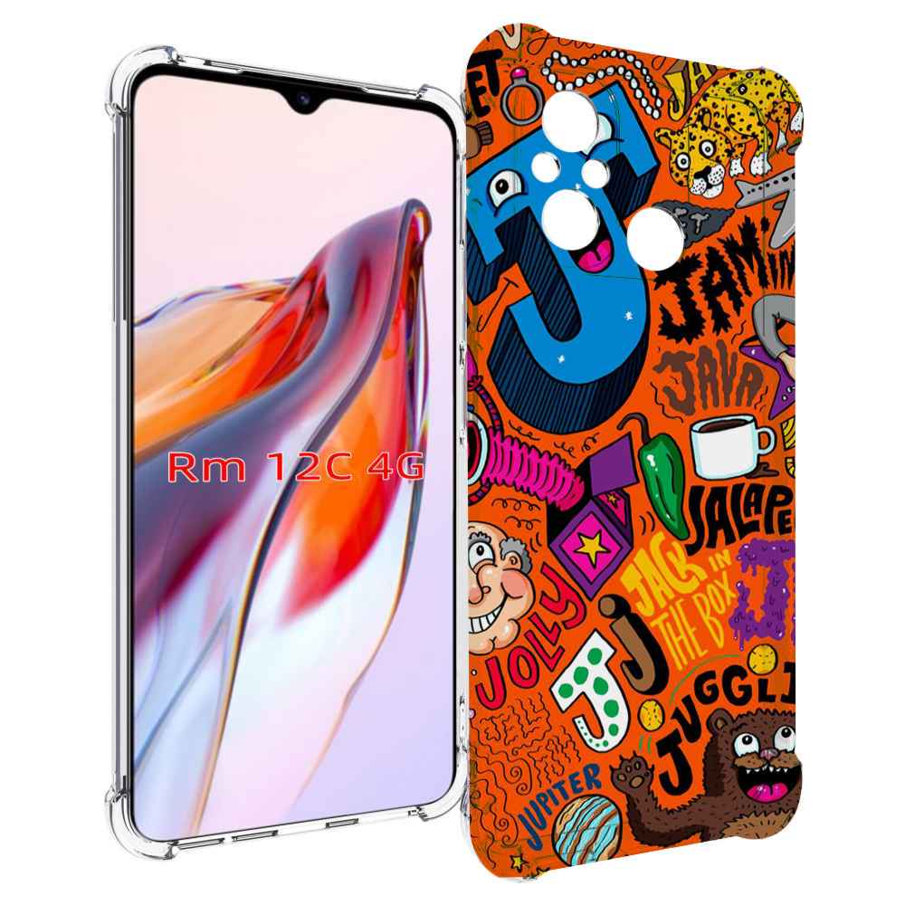 

Чехол MyPads funky-decor для Xiaomi Redmi 12C / Poco C55, Прозрачный, Tocco