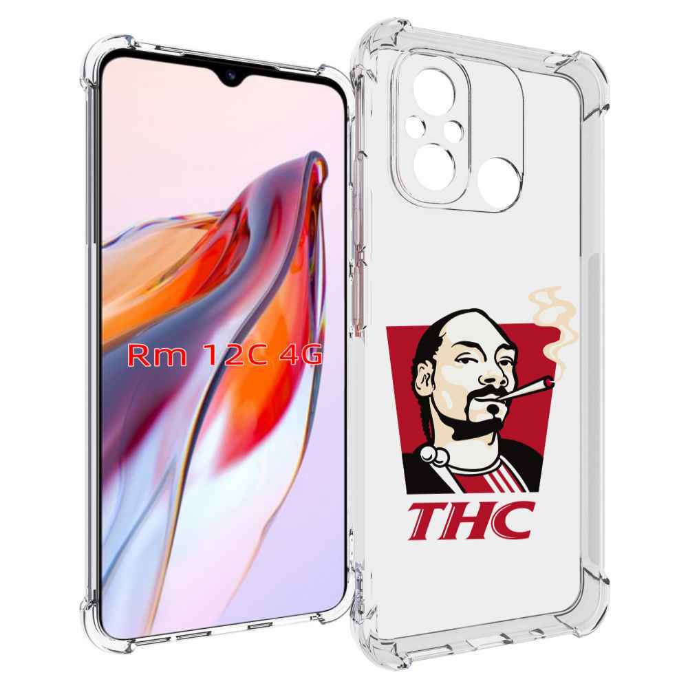 

Чехол MyPads THC для Xiaomi Redmi 12C / Poco C55, Прозрачный, Tocco