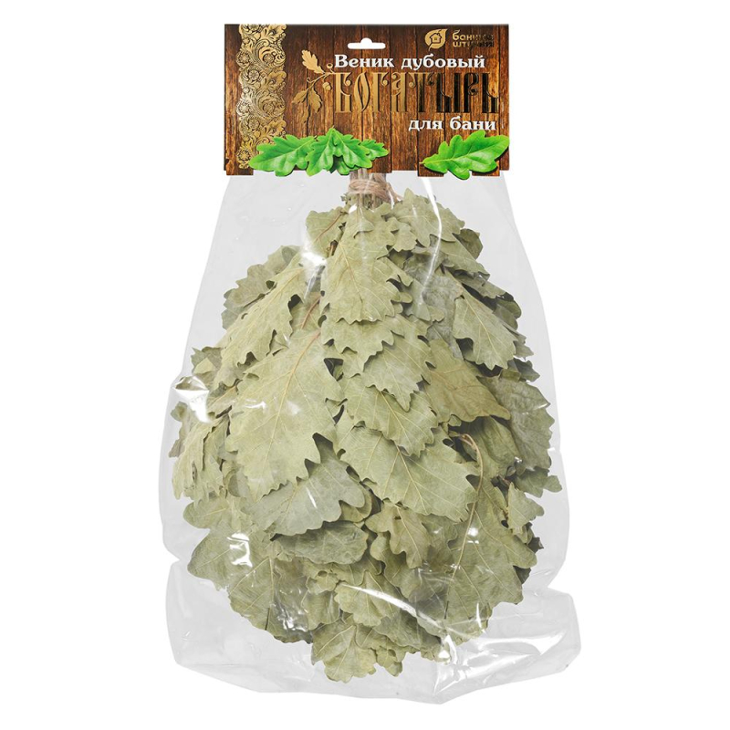 Веник дубовый Богатырь Банные штучки, 34151