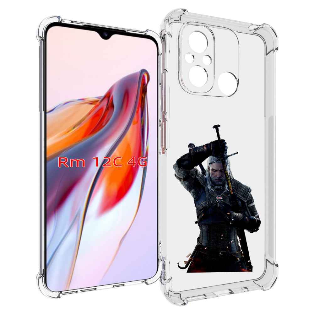

Чехол MyPads The-Witcher-3-Ведьмак для Xiaomi Redmi 12C / Poco C55, Прозрачный, Tocco