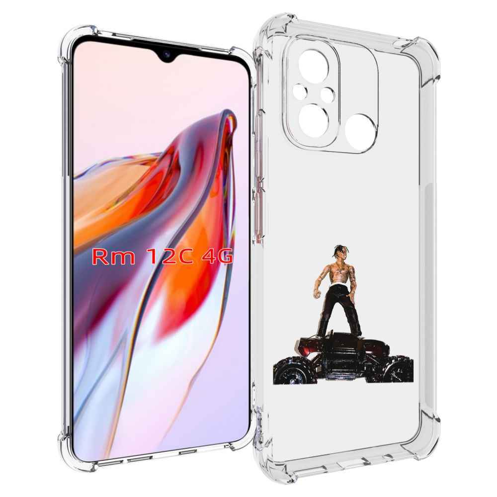 

Чехол MyPads Travis Scott - Rodeo для Xiaomi Redmi 12C / Poco C55, Прозрачный, Tocco