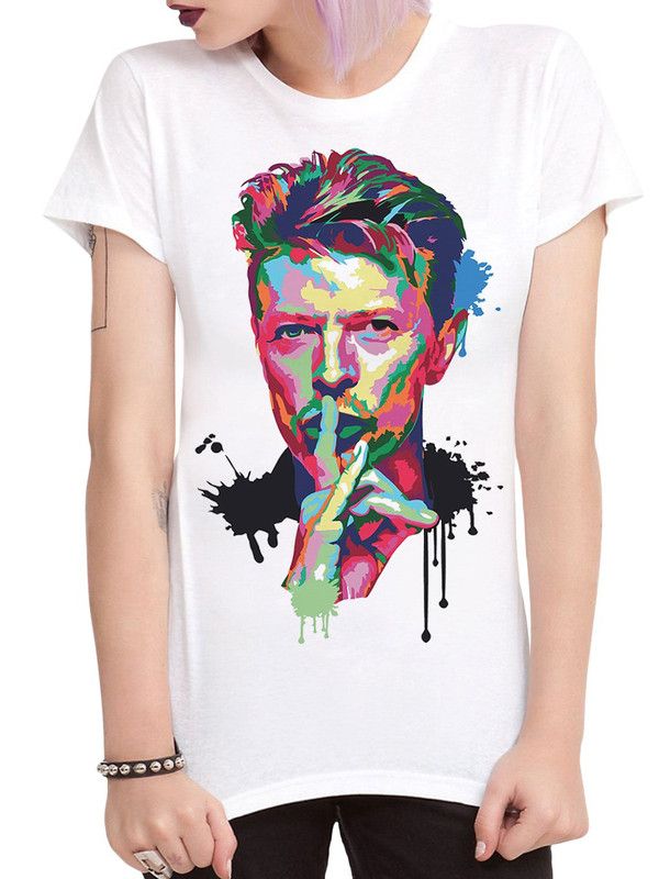 

Футболка женская DreamShirts Studio Дэвид Боуи - David Bowie DAB-09871-1 белая 2XL, Белый, Дэвид Боуи - David Bowie DAB-09871-1