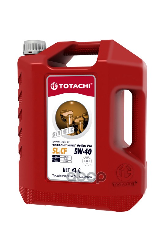 Моторное масло TOTACHI синтетическое 5W40 Niro Optima Pro Sl/Cf 4л
